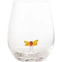 Bloomingville Verre à boire Misa papillon