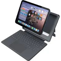 U.S. Divers DEQSTER 90-2000013 Smart Rugged Touch PLUS Keyboard 10,9" Tablet Keyboard noir adapté à l'Apple iPad 10ème génération (2022), Apple iPad 10ème génération (2024)