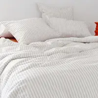 Happy Fiday Home Layering Housse de couette Beige 135 x 200 cm 100% Coton Fabriqué en Europe