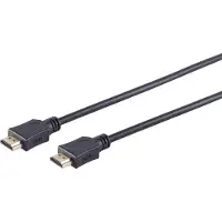 Goobay câble HDMI prise mâle (A) - HDMI prise mâle (A) 2,0m, or