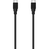Aisens Câble USB 3.2 Type-C A107-0701 20GBPS 5A 100W/ USB Type-C Male - USB Type-C Male/ Jusqu'à 100W/ 2500Mbps/ 60cm/ Noir