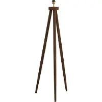 Light & Living Lampadaire - marron - ILIAS - bois - luminaire individuel - E27 - 8215694 -