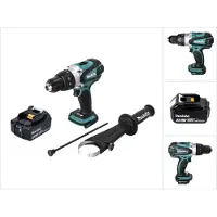 Makita DHP 458 F1 Perceuse-visseuse à percussion sans fil 18 V 91 Nm + 1x Batterie 3,0 Ah - sans chargeur
