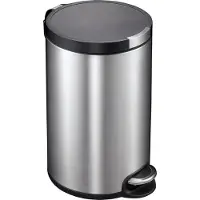 EKO - Serene Treteimer 20 Liter - Stainless steel Plastic - Platin