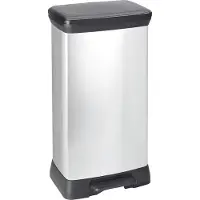 Curver Decobin 50 Litres Argent