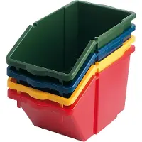 Super Merchant Conteneur à deux étages pour les déchets triés - jaune 45L