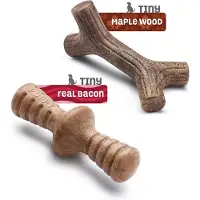 Benebone Maple Stick And Zaggler Puppy Pack Marron