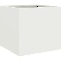 vidaXL Jardinière blanc 32x30x29 cm acier