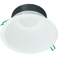 Philips Downlight LED Coreline DN142B Aluminium Blanc 11W 1200lm 60D - 830 Blanc Chaud | Diamètre 155mm - IP54 - Blanc Réflecteur | Diametre 155mm