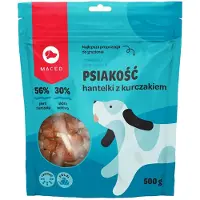 Maced Haltères de poulet en forme d'os pressé au viande 500 g