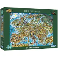 Gibsons Puzzle C'est l'Europe 1000 pièces