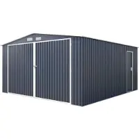Sonstiges Garage métallique 16 m² - avec kit d'ancrage 3,80 m x 4,20 m inclus