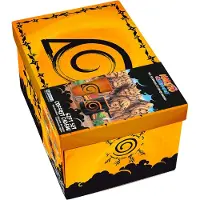 Abystyle NARUTO SHIPPUDEN - Pck premium Large Glass +3D Keychain+3D Mug, Tasse, Noir, Jaune
