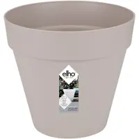 Elho Loft urban pot de fleur rond - 25 cm - gris chaud