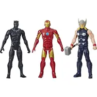 Hasbro Set de 3 figurines Avengers 30 cm Black Panther Iron Man Thor par