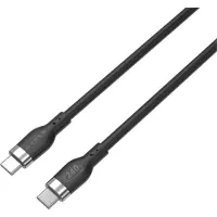 Hyper HyperJuice câble USB-C à USB-C en silicone – Longueur de 2m – Livraison d'énergie 240W PD 3.1 EPR – Compatible avec les appareils et chargeurs USB-C - Noir