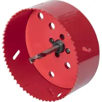 Wolfcraft Scie cloche 112 mm Bi-Métal Rouge 5496000