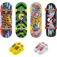 Hot Wheels Skate Tony Hawk Fingerboard & Chaussures de Skate Retirables Multipack