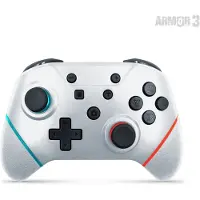 Hyperkin Armor3 NuChamp Wireless Controller pour Nintendo Switch (blanc)