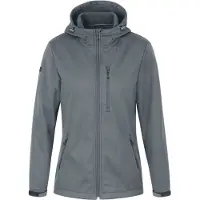 Jako Veste Softshell pour femmes Premium, Couleur:gris pierre, Taille:36