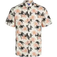 Jack & Jones Joshua Aruba Aop Short Sleeve Shirt Multicolore 2XL Homme