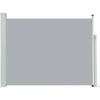 The Living Store Store latéral extensible 140×500 cm Gris