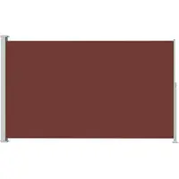 The Living Store Store latéral extensible 180x300 cm brun