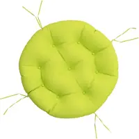 vidaXL Coussin rond vert vif Ø 60 x11 cm tissu oxford