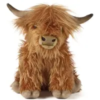 Living Nature Vache Highland brune 20cm - sans son