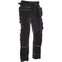Jobman 2191 Pantalon De Travail Stretch - Taille 52 - Noir/Blanc