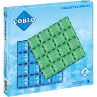 Coblo Spielzeug Carreaux magnétiques Classic Plaques de base 2 pièces