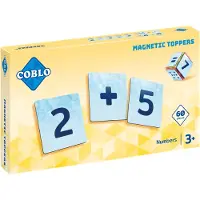 Coblo Jouets Toppers carreaux magnétiques chiffres 60 pièces