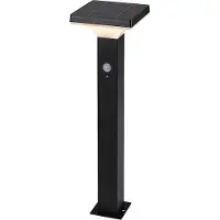 Rabalux Noir lumière de jardin solaire LED avec détecteur de mouvement Geleen 4W IP44 50cm 77045