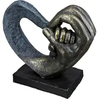 Gilde Poly Sculpture Mains d'amour