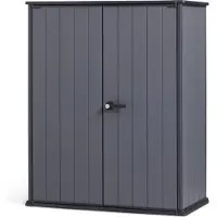 Keter Cortina Alto Armoire de rangement Gris foncé/Antracite 255153