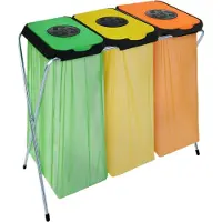 Artex Support de sac poubelle Trio EKOthinks