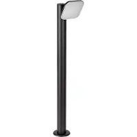 Rabalux Black LED garden pillar luminaire Odiel 12W IP44 80cm 77060