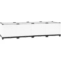 vidaXL Lit surélevé 160x40x38 cm Polypropylène