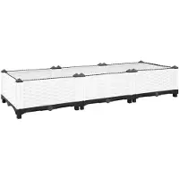 vidaXL Lit surélevé 120x40x23 cm Polypropylène