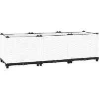 vidaXL Lit surélevé 120x40x38 cm Polypropylène
