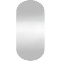 vidaXL Miroir mural 45x100 cm Verre Ovale