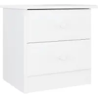 vidaXL Table de chevet ALTA blanc 41x35x41 cm bois de pin massif