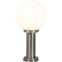 QAZQA Lampadaire extérieur intelligent en acier inoxydable 50 cm avec Wifi A60 - Sfera
