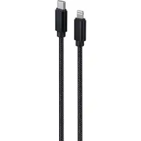 Gembird Câble CM à 8 broches en coton tressé avec connecteurs métalliques, 1,8 m, noir (1.80 m, USB 2.0)