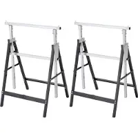 Toolcraft 200kg Chevalet d'échafaudage pliable, réglable en hauteur (L x P) 680mm x 580mm 12.7kg 2p. (68 cm, 58 cm)