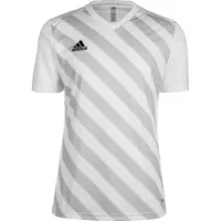Adidas Hommes, T-shirt de sport, Maillot de football Entrada 22 Graphic Hommes (XXL), Gris, Blanc, XXL