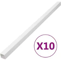 vidaXL Tuyaux d'installation 50x25 mm 10 m PVC