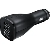 Samsung Chargeur de voiture avec 2 ports USB Noir 2 A