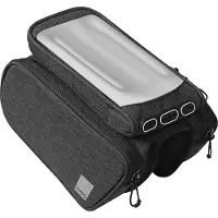 Sahoo Cadre de vélo Sacoche de vélo avec fermeture éclair étanche 1.5L