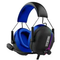 Sparco SPHEADPHONEEVO écouteur/casque Avec fil Arceau Jouer USB Type-A Noir, Bleu